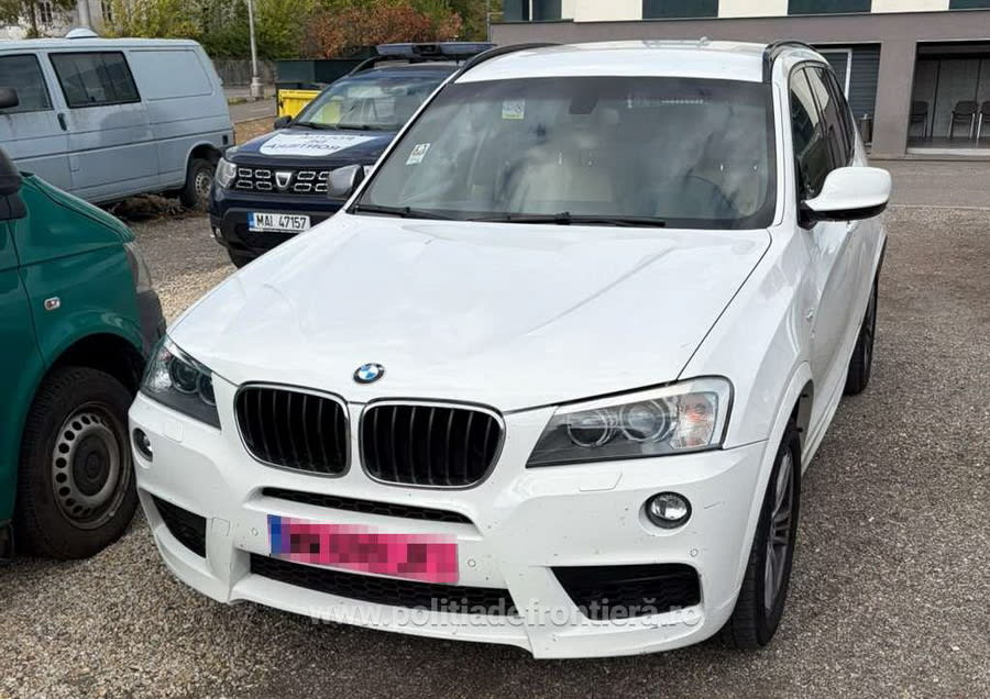 BMW căutat de autoritățile elvețiene, descoperit pe E60, în Borș