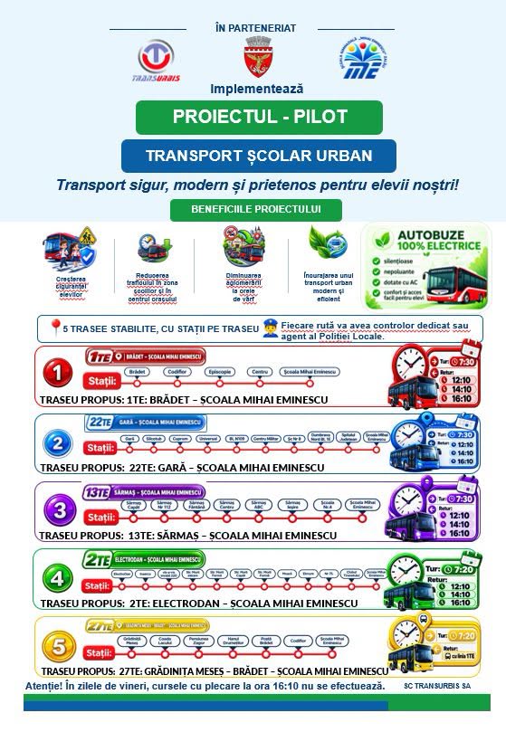 autobuz școlar în orașul Zalău autobuz școlar în orașul Zalău