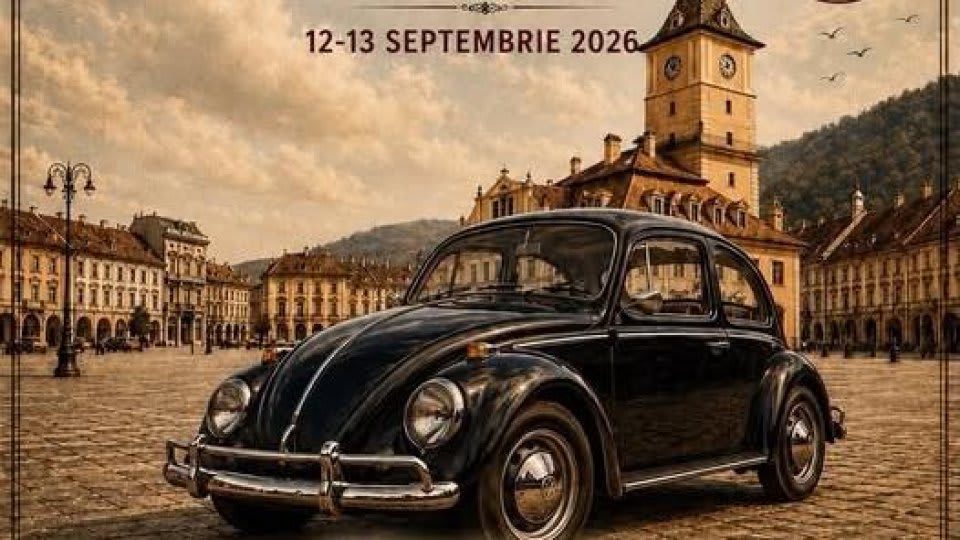 Parada auto cu mașini Volkswagen clasice are loc sâmbătă în Brașov