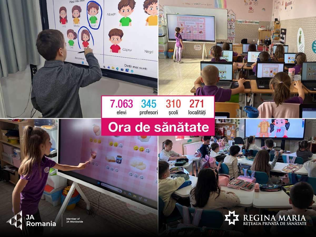 Peste 7.000 de elevi au participat în anul școlar 2025-2026 la activități de educație pentru sănătate prin proiectul Ora de sănătate