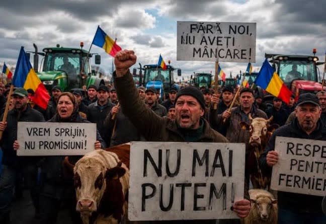 Protest neautorizat în Capitală, fermierii își asumă riscul amenzilor
