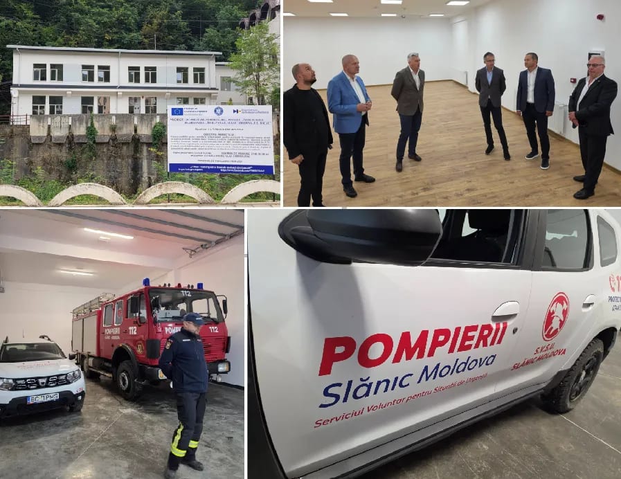 (FOTO) Investiție de aproape 2 milioane de euro în siguranța cetățenilor și turiștilor din Slănic Moldova