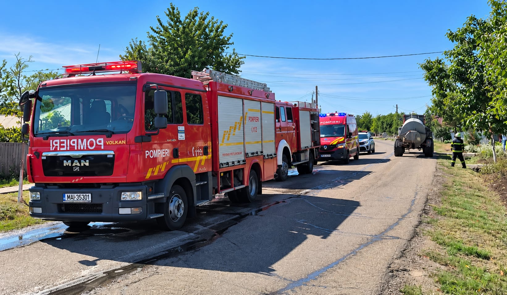Femeie de 89 de ani, rănită într-un incendiu la Berezeni, provocat de aparat improvizat