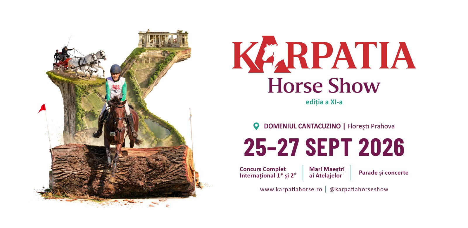 Karpatia Horse Show 2026 revine la Florești între 25 și 27 septembrie