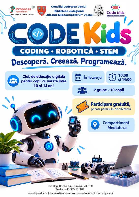 copii participând la atelier de robotică la bibliotecă copii participând la atelier de robotică la bibliotecă