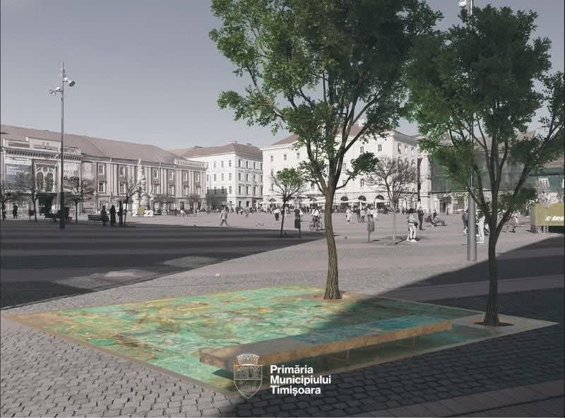 reprezentare digitală a Memorialului Revoluției din Timișoara reprezentare digitală a Memorialului Revoluției din Timișoara