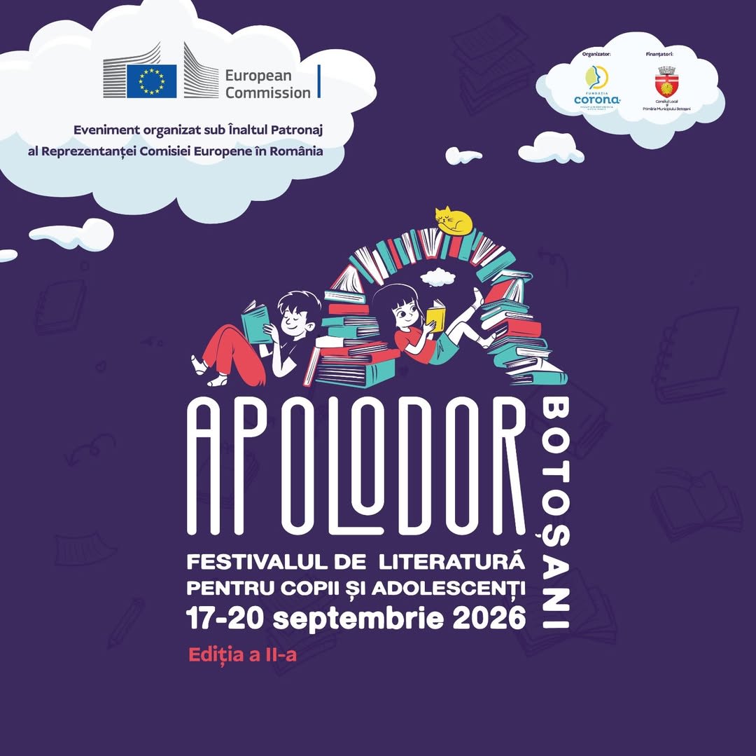 Festivalul Apolodor 2026 începe mâine la Botoșani: patru zile de cultură și creativitate