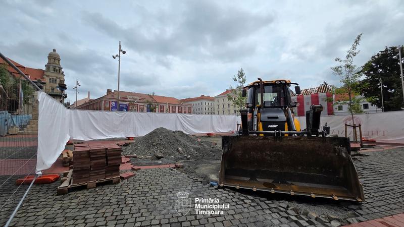 Memorialul Revoluției din Timișoara în construcție Memorialul Revoluției din Timișoara în construcție