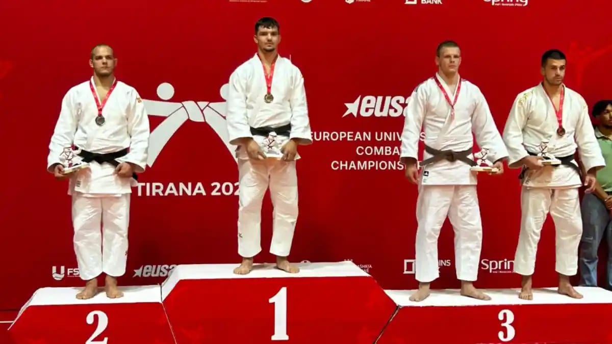 Alexandru Sibișan devine campion european universitar la judo în Albania