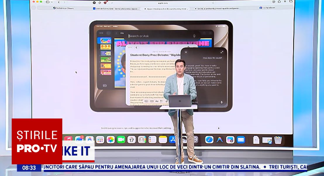 Noul Siri AI de la Apple, disponibil doar pe MacBook, poate realiza sarcini complexe