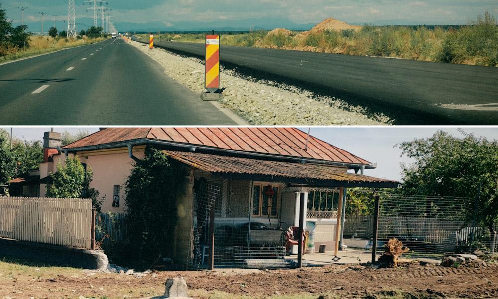Demolări de garduri și imobile în zona DN71, în cadrul modernizării drumului