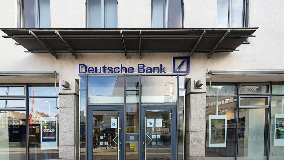 clădirea Deutsche Bank în orașul Aalen, Germania