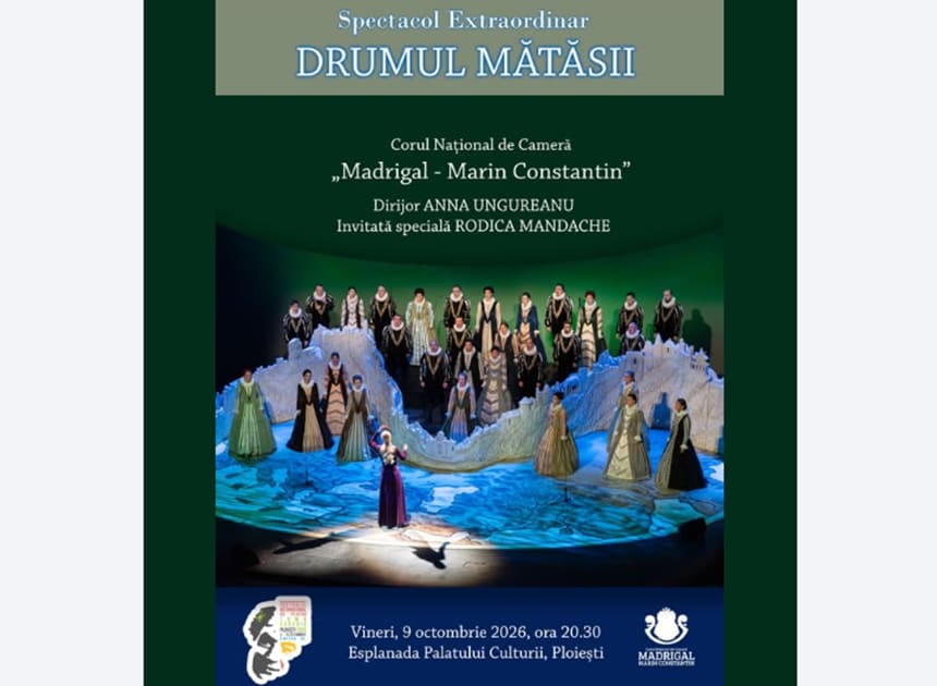 spectacol muzical și vizual pe Drumul Mătăsii la Ploiești spectacol muzical și vizual pe Drumul Mătăsii la Ploiești