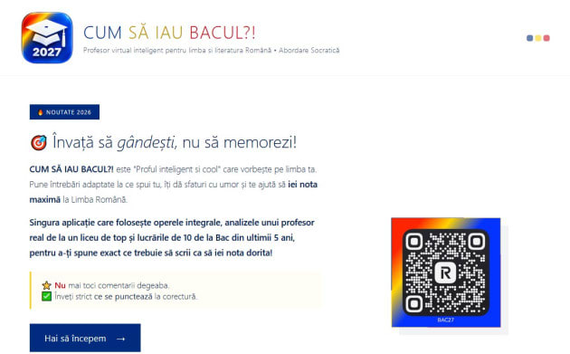 Aplicație dezvoltată de un fost elev din Brașov ajută elevii la Bacalaureat