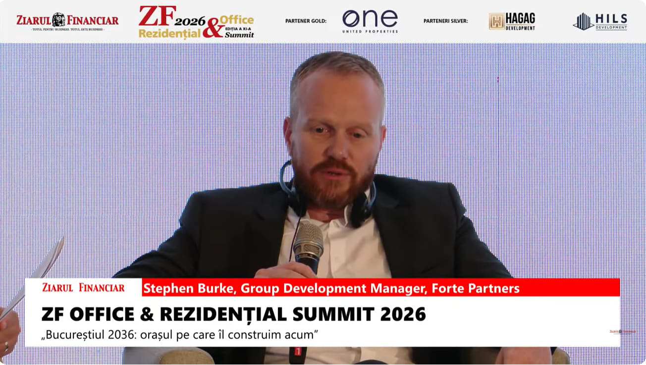 Stephen Burke de la Forte Partners subliniază importanța facilităților pentru comunitate în proiectele mixed-use