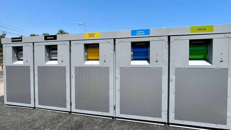 insule ecologice pentru colectare deșeuri în Constanța