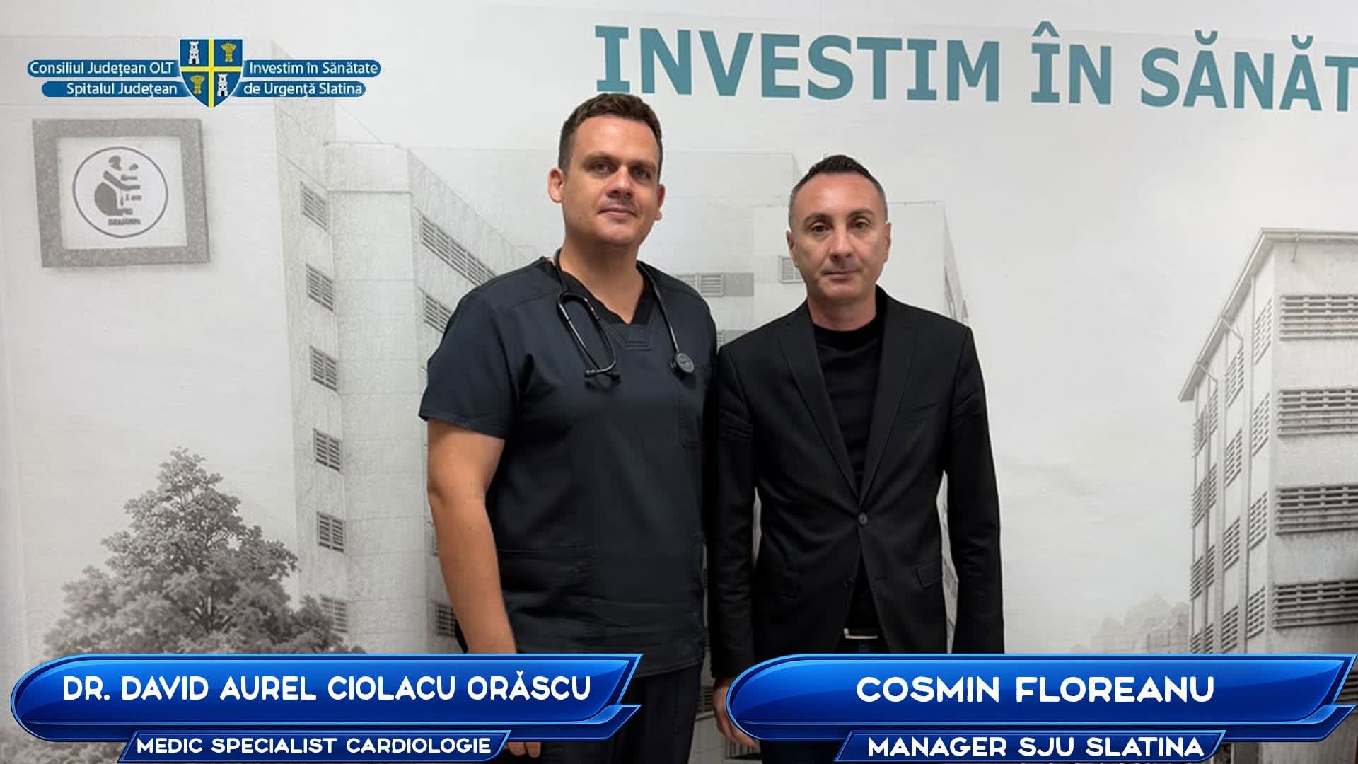 Slatina, cu un medic cardiolog nou la spitalul județean