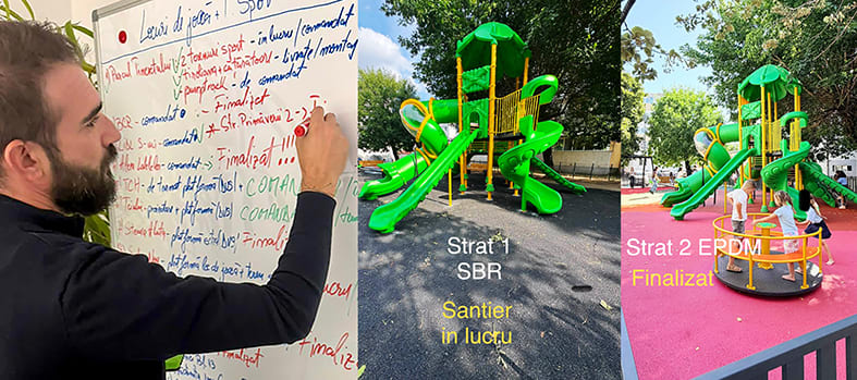 imagini cu lucrări în curs la locurile de joacă din Slatina imagini cu lucrări în curs la locurile de joacă din Slatina