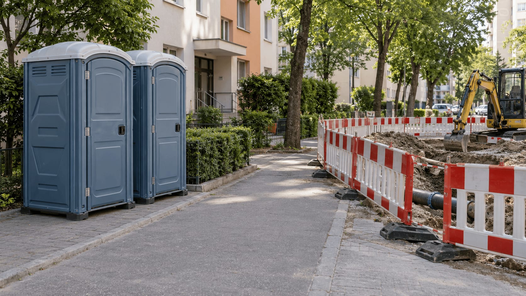 Toalete și soluții sanitare rapide pentru intervenții edilitare și avarii urbane