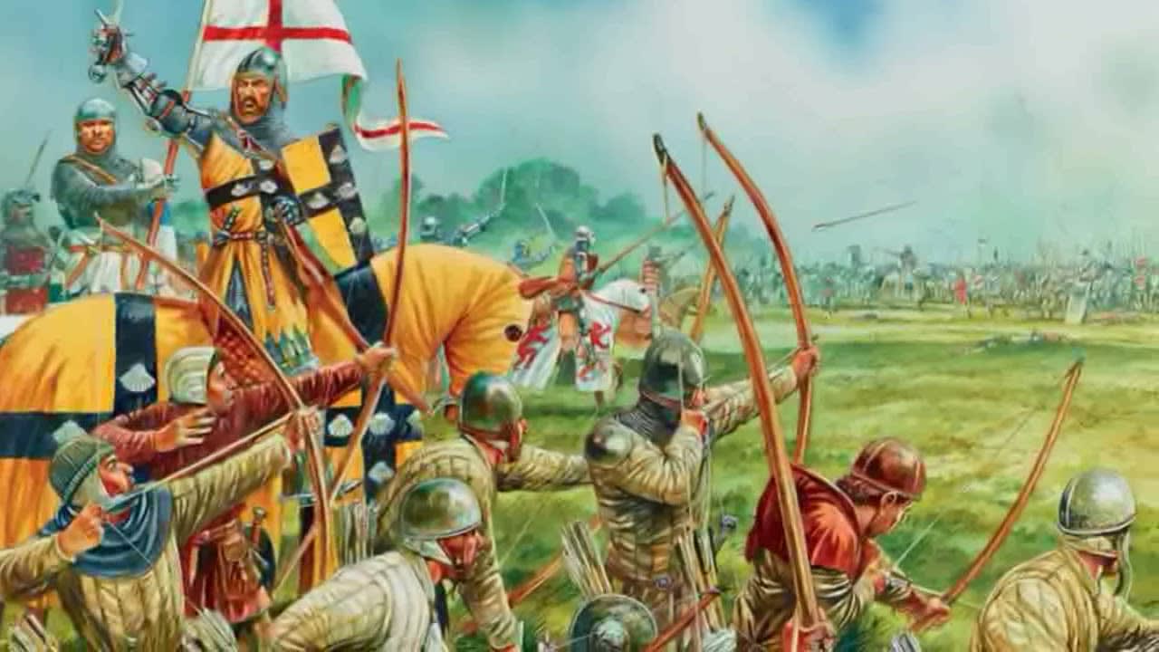 Reprezentare artistică a bătăliei de la Poitiers din 1356