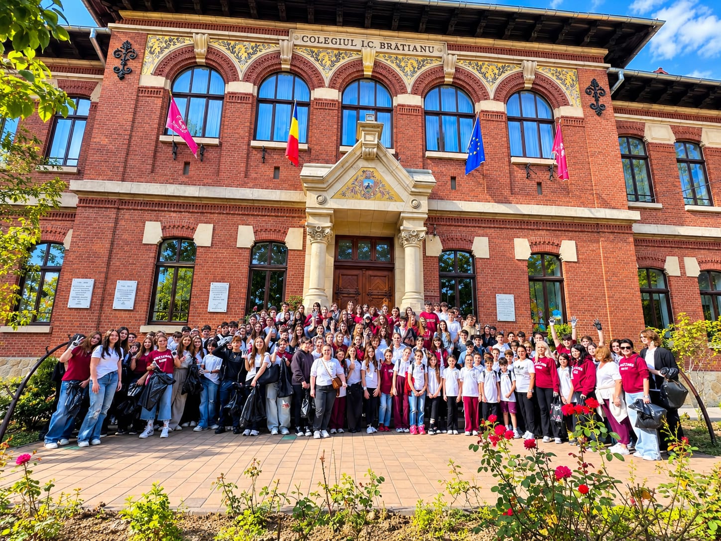 Colegiul „Brătianu” din Pitești implică 170 de elevi în Curățenia Mondială