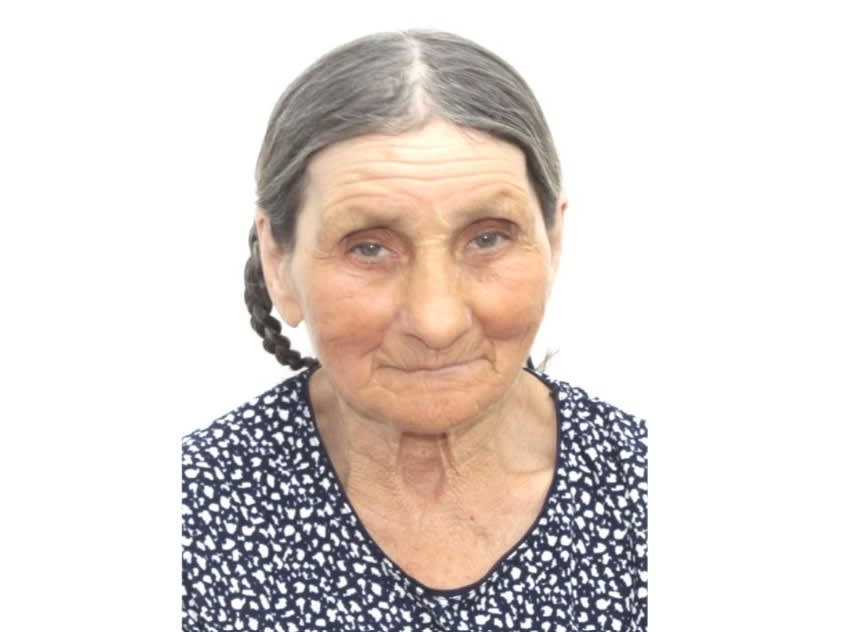 femeie în vârstă dispărută, căutată de poliție femeie în vârstă dispărută, căutată de poliție