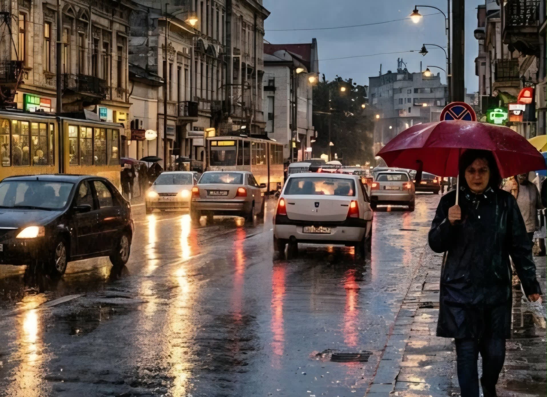 vânt puternic și nori negri peste munții Olteniei vânt puternic și nori negri peste munții Olteniei