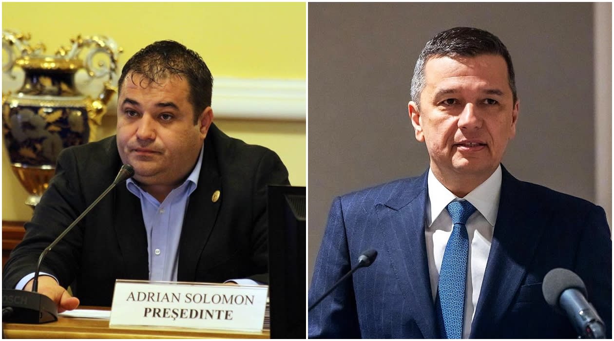 Sorin Grindeanu și Siegfried Mureșan în discuție politică Sorin Grindeanu și Siegfried Mureșan în discuție politică