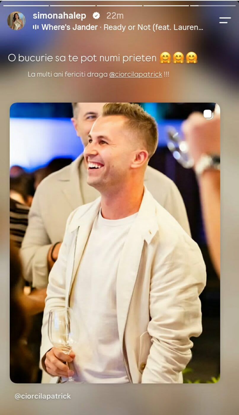 Simona Halep a sărbătorit aniversarea lui Patrick Ciorcilă la Băile Felix
