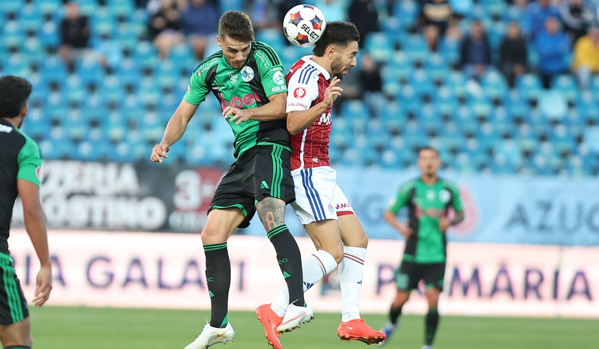 Corvinul Hunedoara a câștigat în deplasare cu Oțelul Galați 3-2 în Liga 1