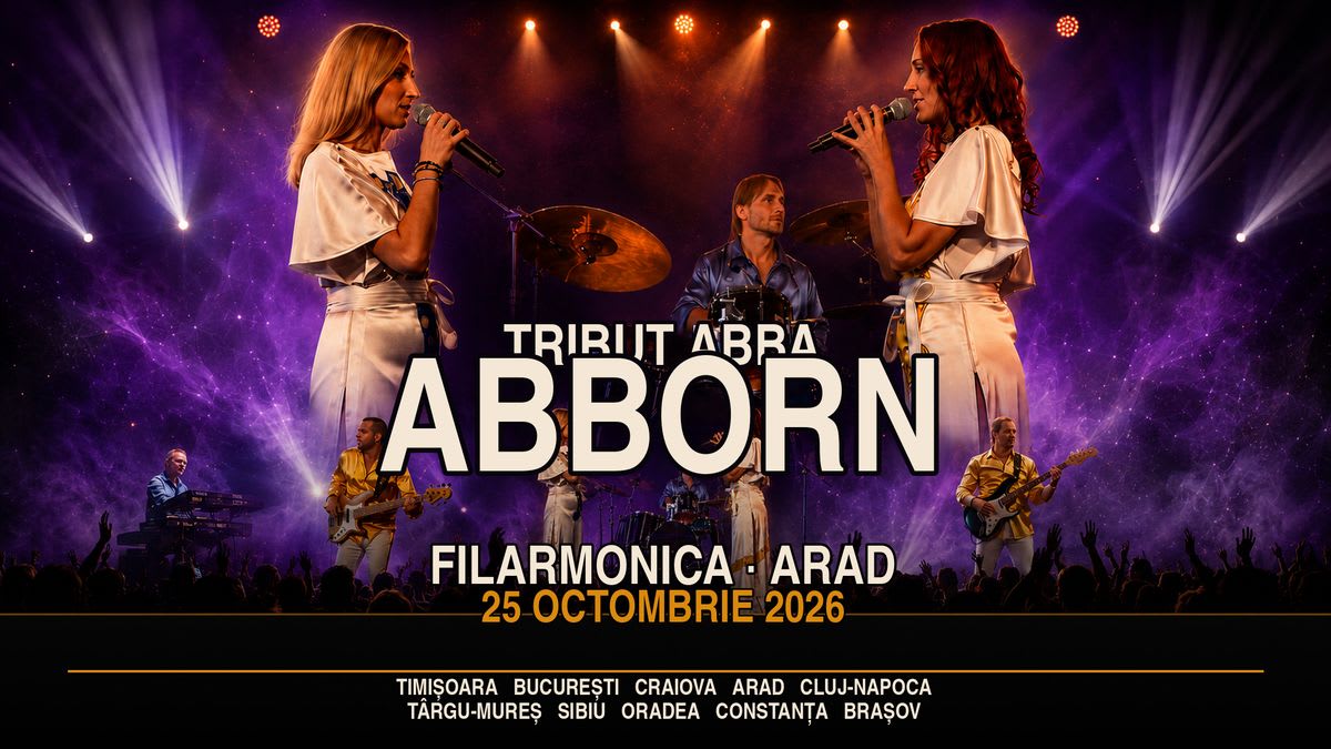 Concert Tribut ABBA la Arad pe 25 octombrie, plin de energie și nostalgie