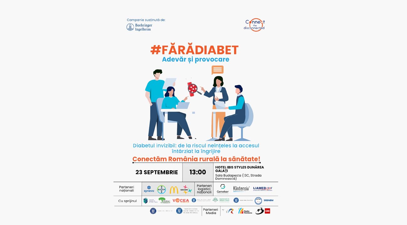 Galațiul găzduiește masa rotundă despre diabetul invizibil și provocările sistemului de sănătate
