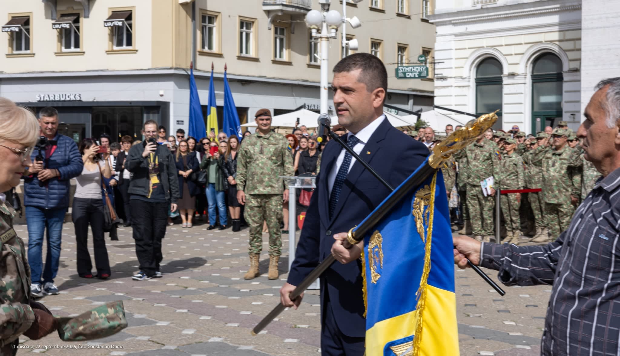 ceremonie militară, drapel, militari, Timișoara ceremonie militară, drapel, militari, Timișoara