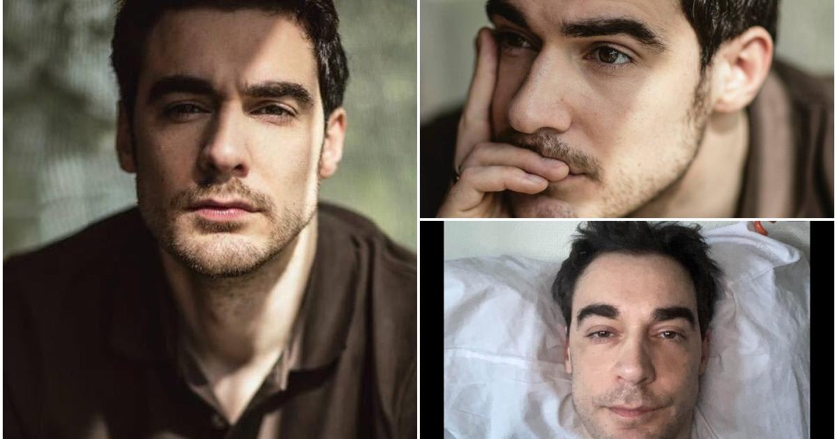 actor tânăr în fața unei ferestre, expresie de durere actor tânăr în fața unei ferestre, expresie de durere