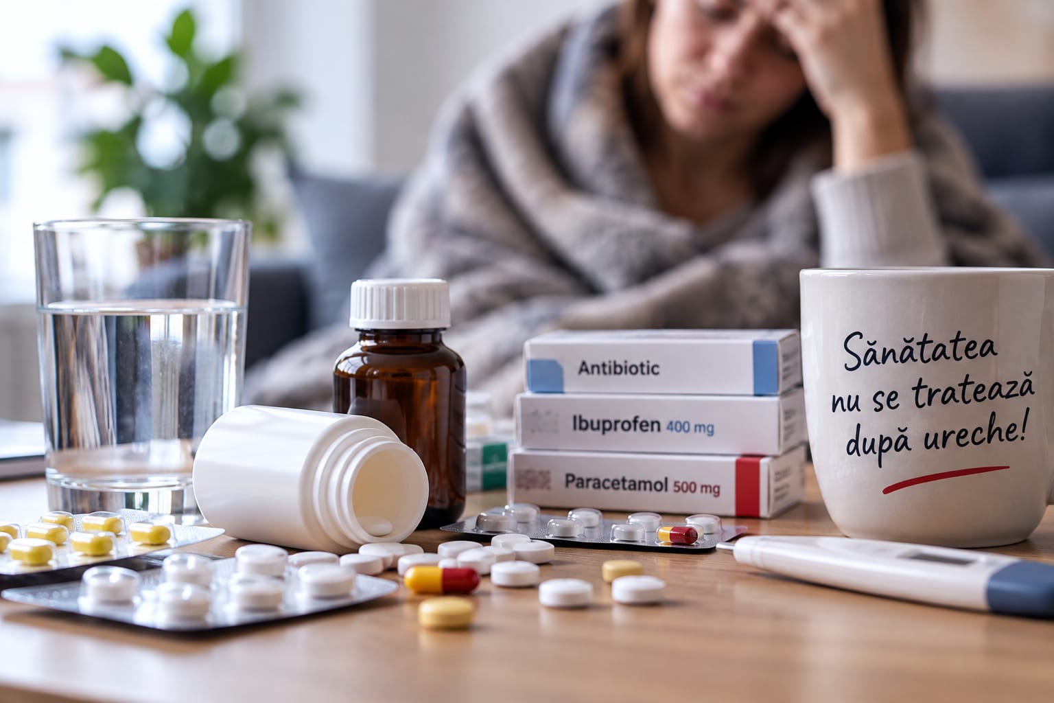 Greșelile frecvente ale românilor în automedicație și riscurile asociate