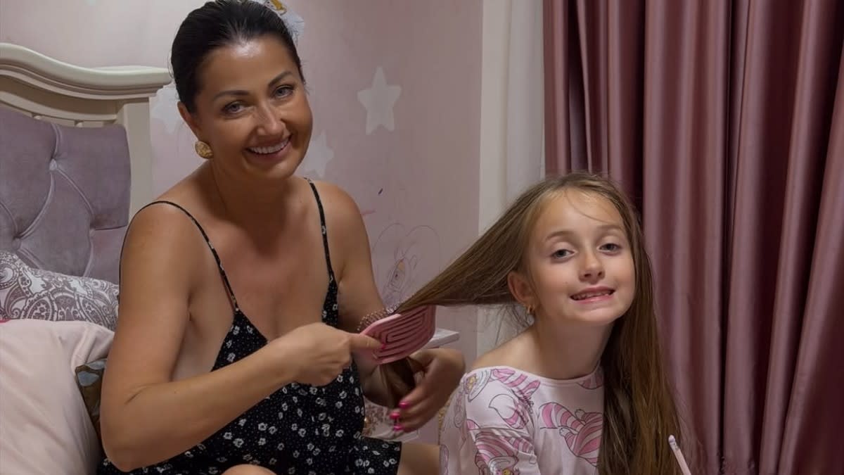 Gabriela Cristea a sărbătorit împlinirea a 9 ani a fiicei sale Victoria