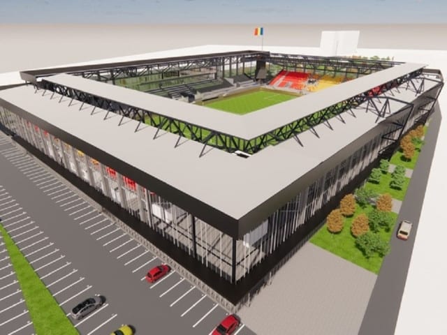 Montaj gazon pe stadionul Eroii Revoluției din Timișoara Montaj gazon pe stadionul Eroii Revoluției din Timișoara
