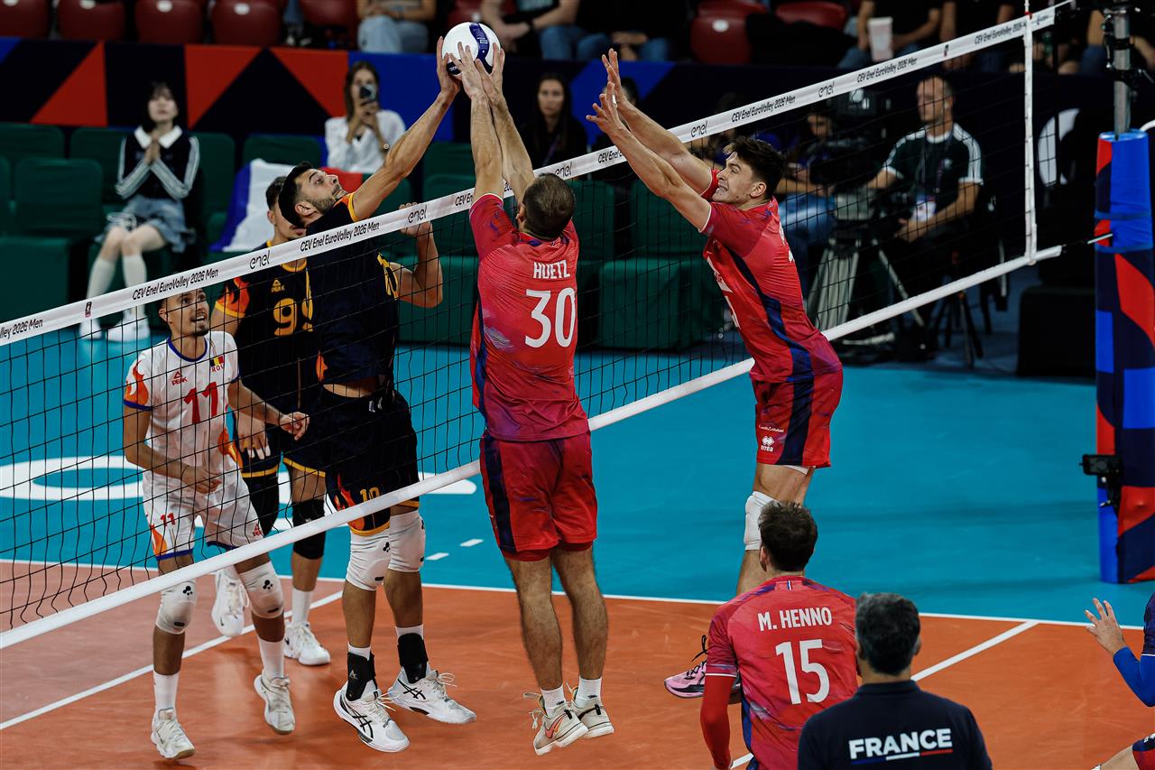 Naționala de volei a României a fost eliminată în sferturile EuroVolley, Magdaș evoluând pentru Zalău