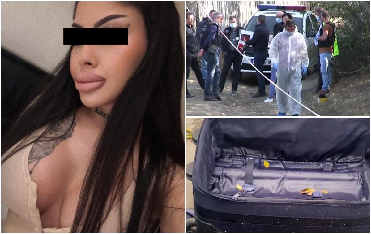 valiză scoasă din apă pe malul râului Olt valiză scoasă din apă pe malul râului Olt