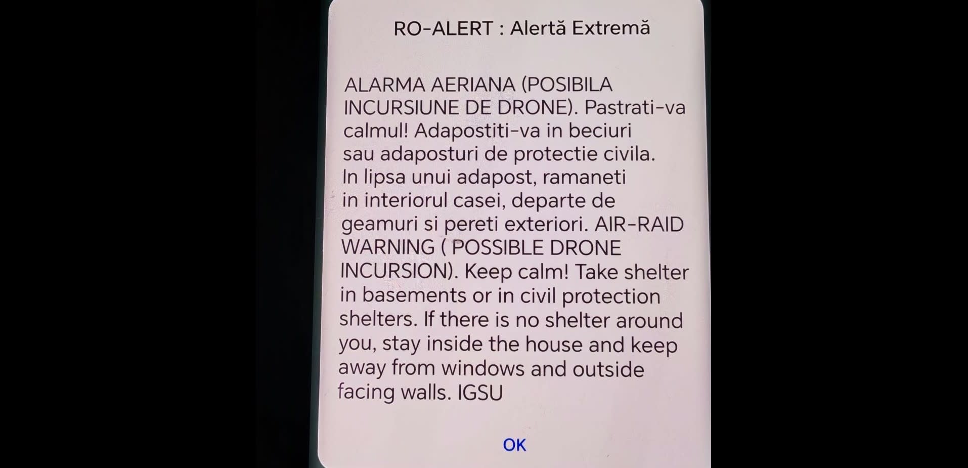 alertă aeriană cu drone în județul Suceava