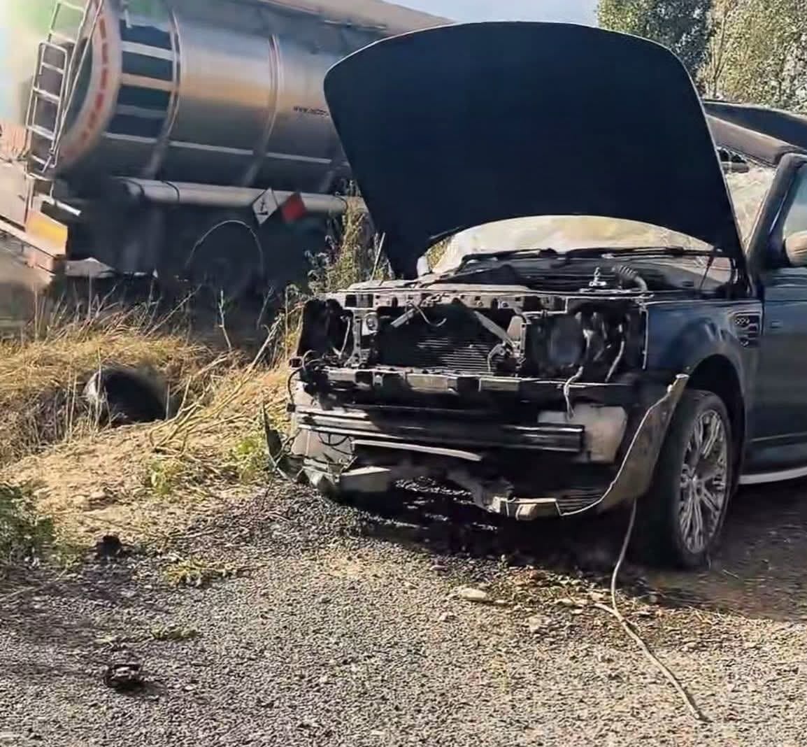 accident rutier lângă Adjud, autocisternă și autoturism implicate accident rutier lângă Adjud, autocisternă și autoturism implicate
