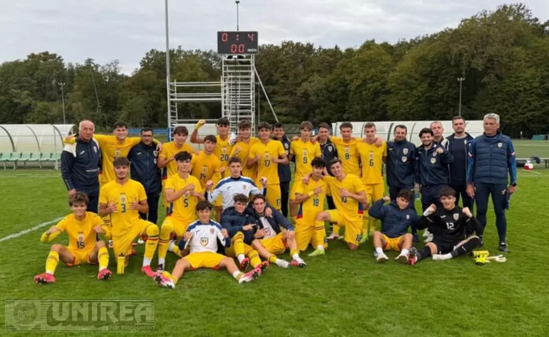 Victor Oniga a marcat pentru România Under 17 în victoria cu Slovenia