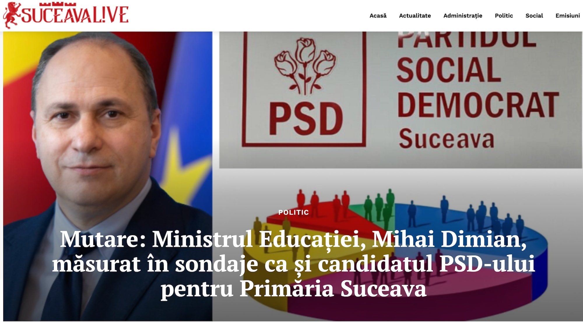 Mihai Dimian, ministru propus, în timpul unei declarații Mihai Dimian, ministru propus, în timpul unei declarații