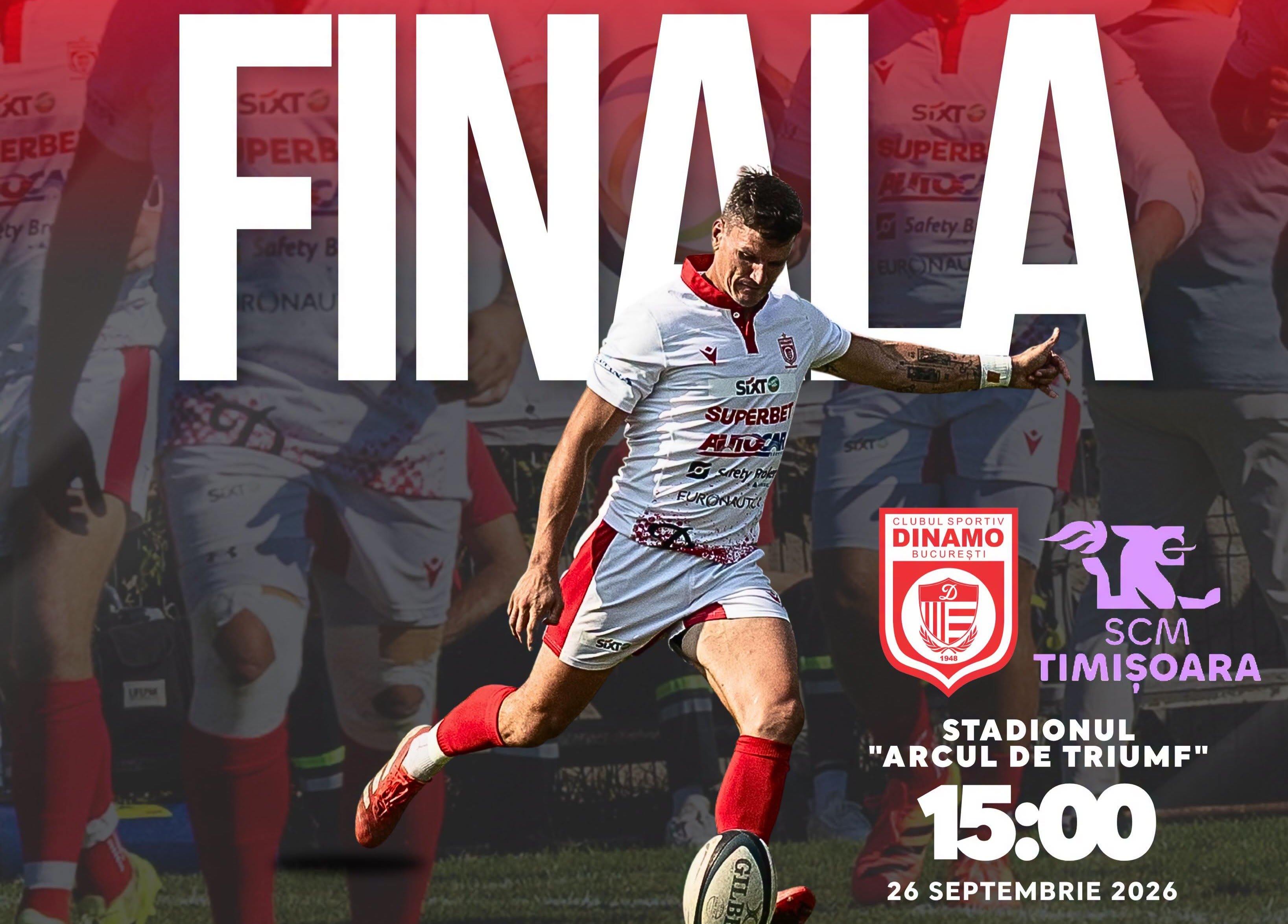 meci de rugby finala pe stadionul Arcul de Triumf