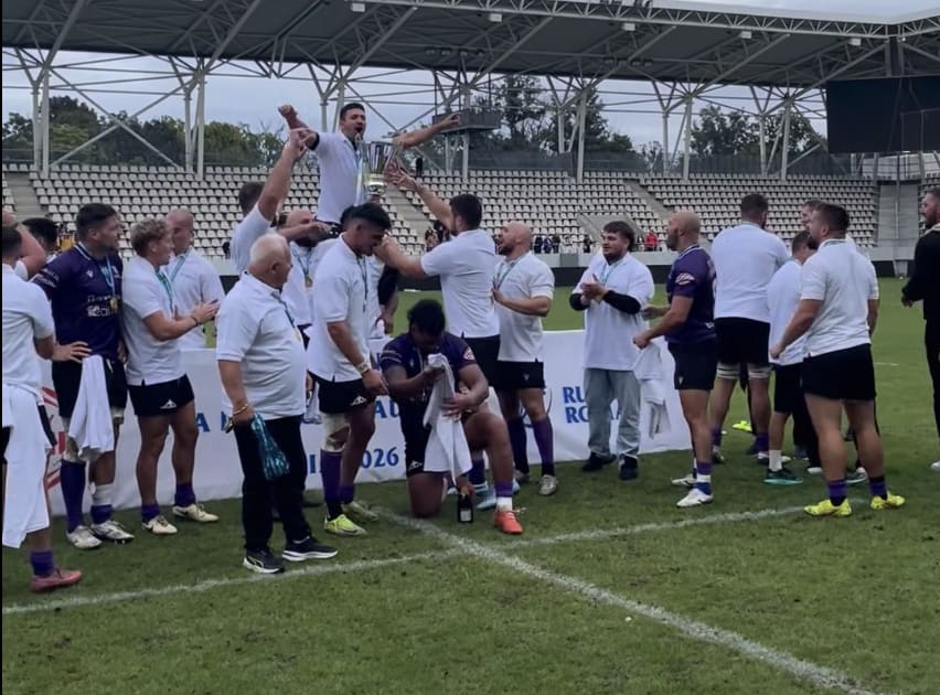 Meci de rugby finala Timișoara Dinamo, scor 28-24