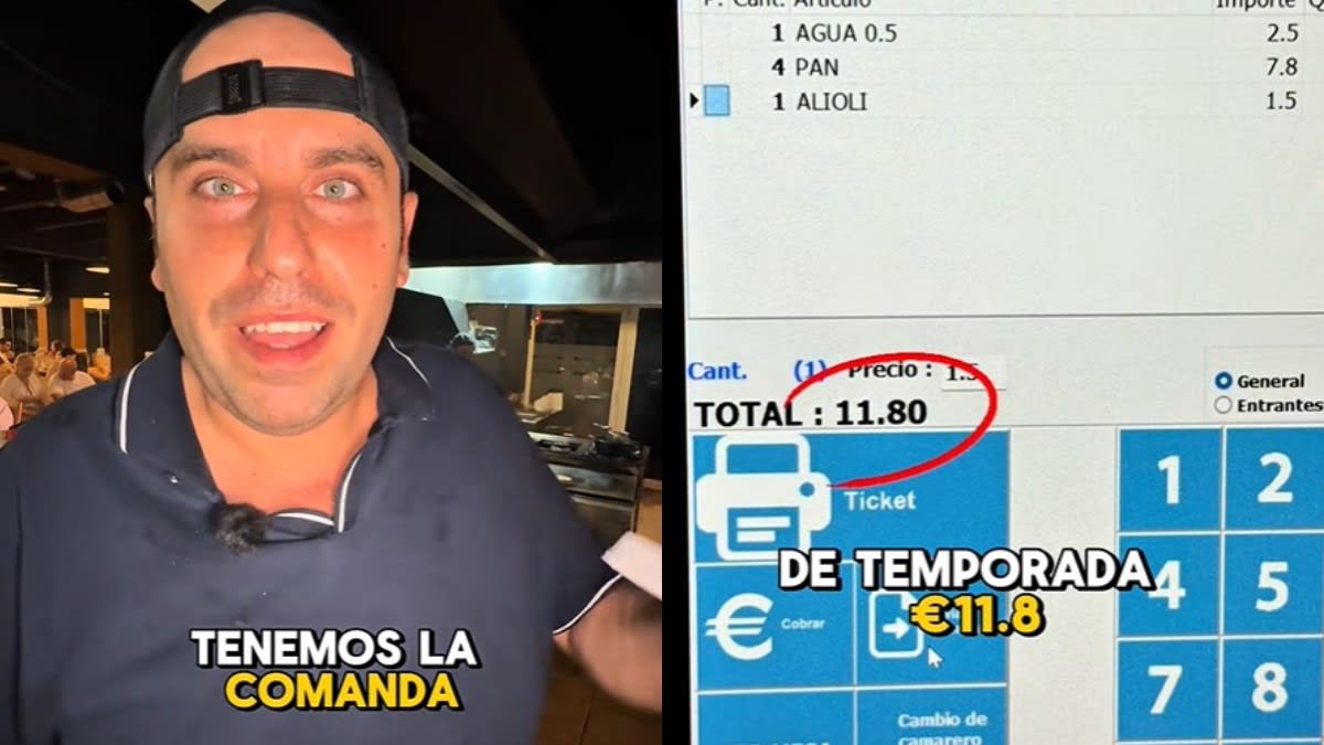 Patru clienți au comandat doar apă, pâine și alioli, iar patronul a declanșat o dezbatere națională în Spania