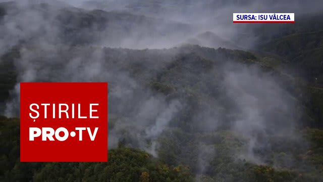 pompieri intervenind la incendiu în pădurea din Vâlcea pompieri intervenind la incendiu în pădurea din Vâlcea