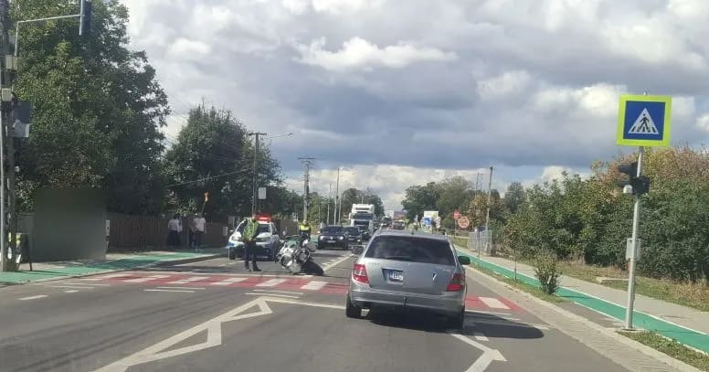 NEWS ALERT: Accident pe DN11 Onești – Târgu Secuiesc, motociclist implicat