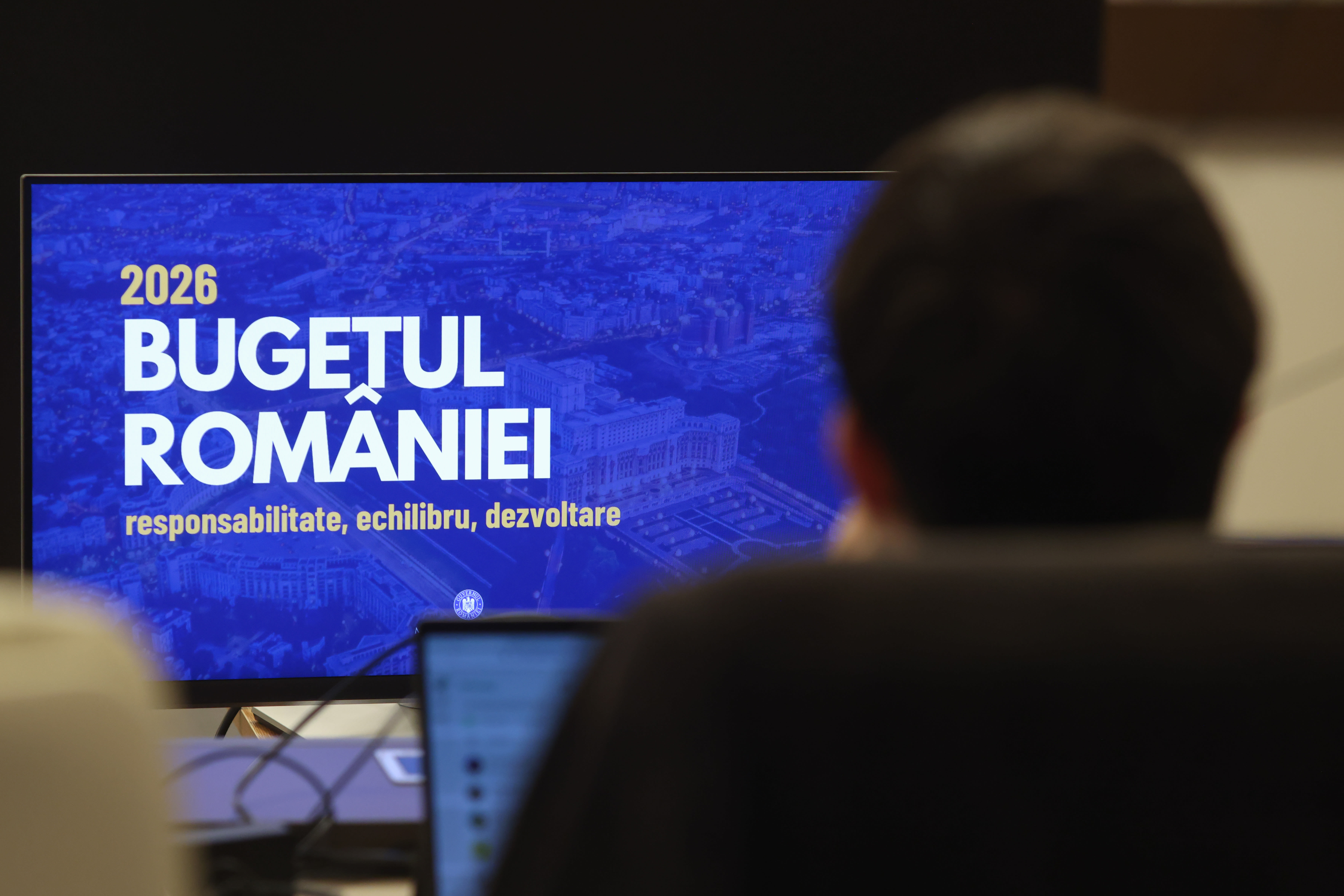 dezbatere parlamentară despre buget, imagine din timpul dezbaterilor