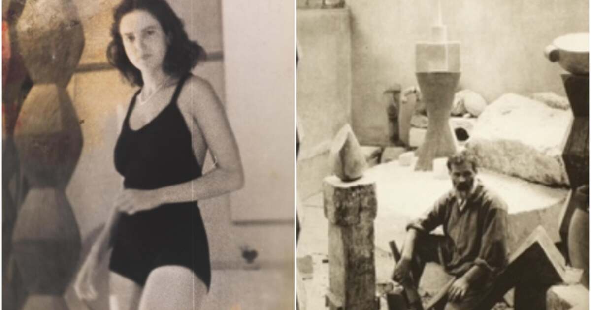 Portret al lui Florence Meyer și Constantin Brâncuși în atelier Portret al lui Florence Meyer și Constantin Brâncuși în atelier